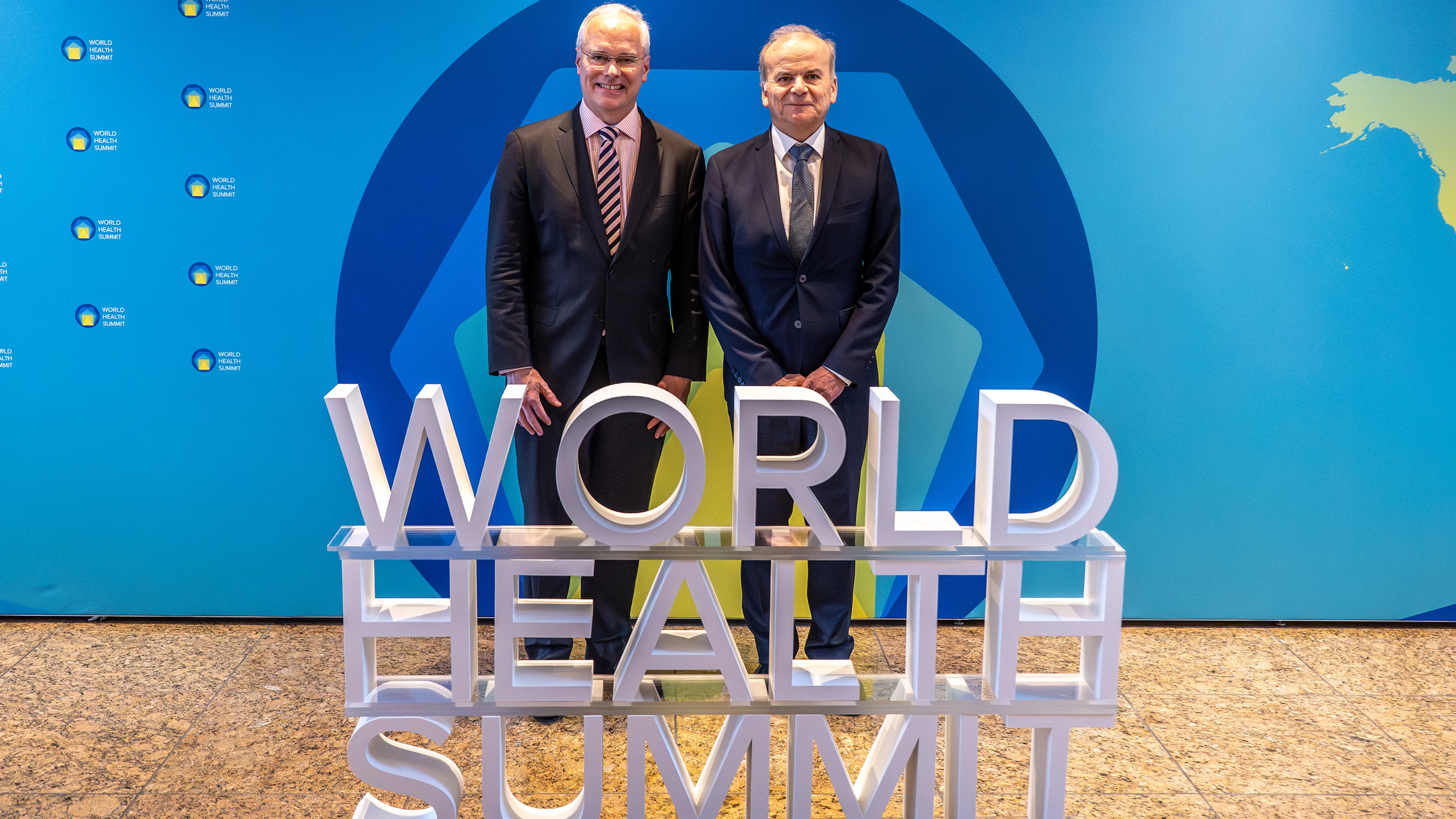 Richard Hatchett CEPI CEO and BMFTR State Secratery Rolf-Dieter Jungk at the World Health Summit 2025_Oct 12.jpg